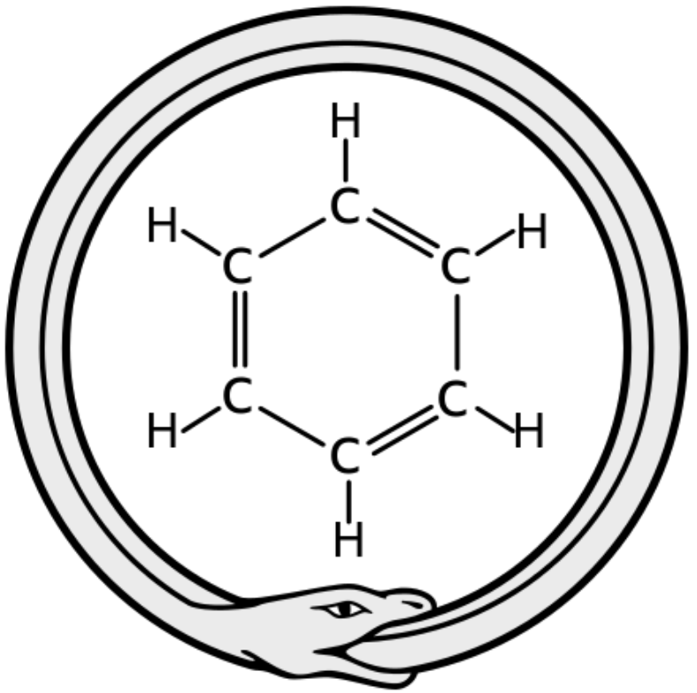 Ouroboros benzene model