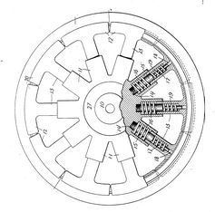 Spring and telescopic wheel design: Spring telescopic-spoke wheel 