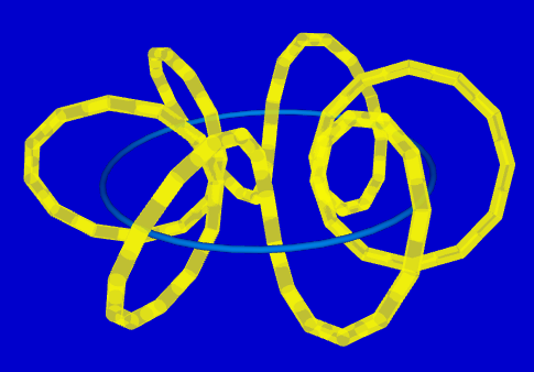 helical loop with 6 winds