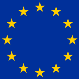 European flag and logo elements